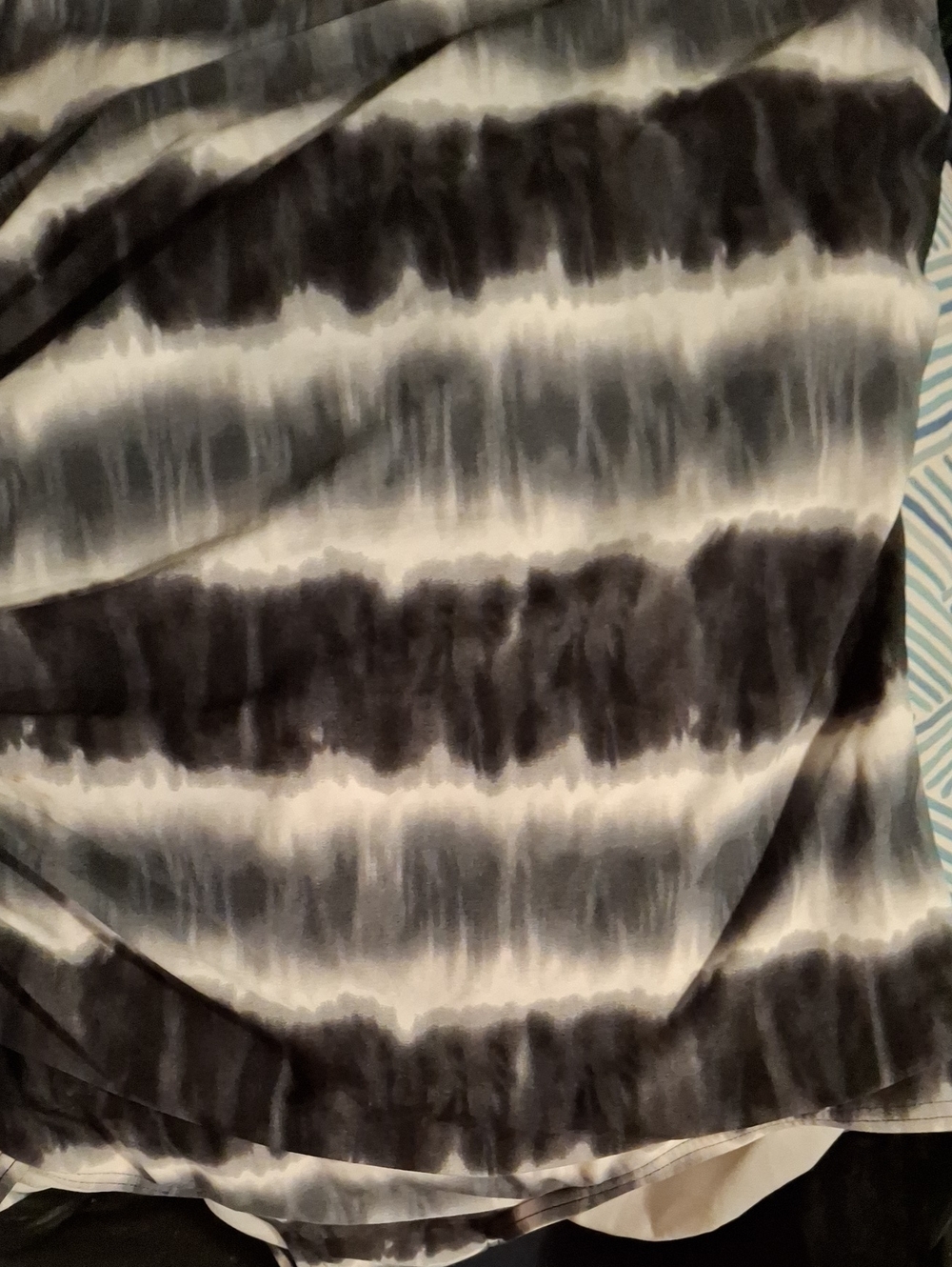MICHAEL Michael Kors Black and White Tie-Dye One-Piece Swim